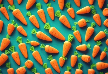  cute adorable carrot character in the style of children-friendly cartoon animation fantasy style