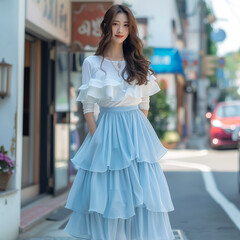 Obraz premium 멋있는 한국 여성