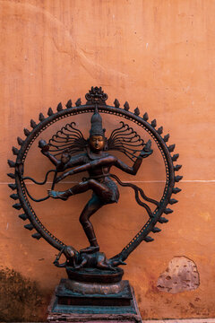 Statue of Natraj. A fierce form of Lord Shiva. Nataraja. Lord of Dance. 