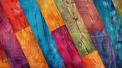 Abstract colorful wood pattern