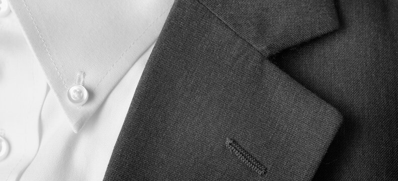 Suit Coat Business Lapel Button Hole