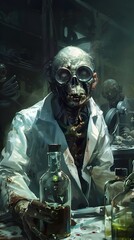 Scientist Experiments with Reanimating the Dead,Inadvertently Causing a Zombie Apocalypse