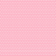 Pink pastel heart shape  polka dots background pattern