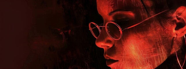  A blogger in deep concentration, composing insightful posts for an online audience in a tranquil setting