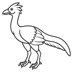illustration of a cartoon bird