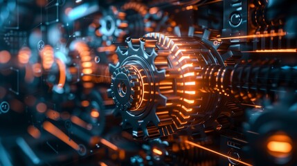 Craft an image of reliability engineering principles being applied to ensure the consistent performance of equipment and processes , 8k