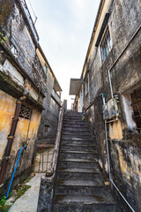 An old arcade in a small town in Taishan, Jiangmen, Guangdong