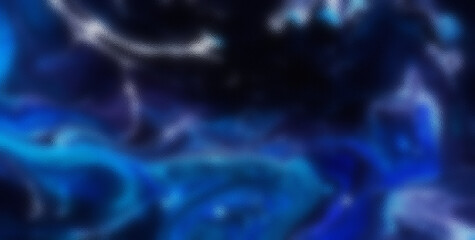 Fototapeta premium Contemporary Blue Fluidity: Abstract Glass Effect Design