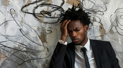 Man Experiencing Emotional Distress