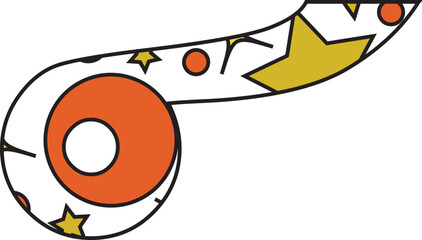 Beautiful star Thai vector font