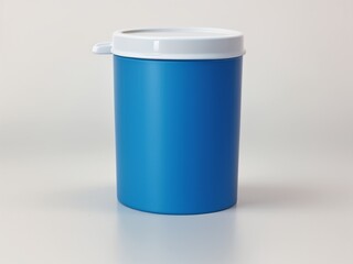 Plain tube container illustration design

