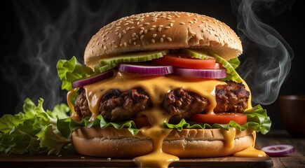 Appeyit burger close-up