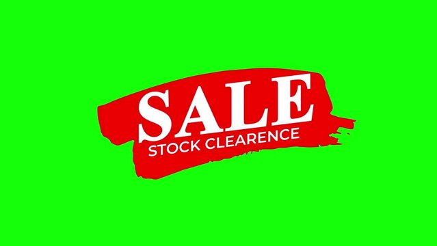 4 Sale elements pack with stock clearence hot deals seasonal offers green screen animation