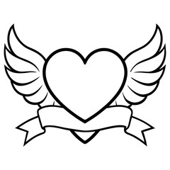 heart with wings