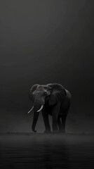 Elephant wild animal background in high resolution