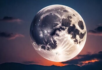 Shiny full moon 
