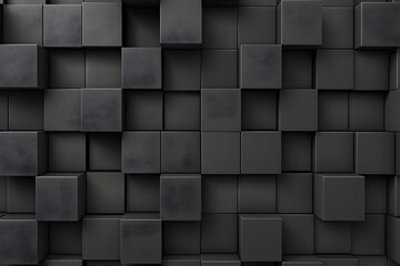 Black Wallpaper Cubes