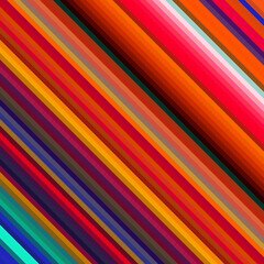Obraz premium Colorful stripe abstract background. Motion effect. Color lines. Colored fiber texture backdrop and banner. Multi color gradient pattern and textured wallpaper.