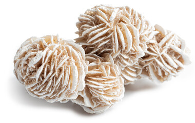 Desert Rose Stone - Biological Selenite Gypsum. Collecting, Magic, and Mental Focus Concept....