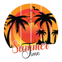 Summer day T-shirt design