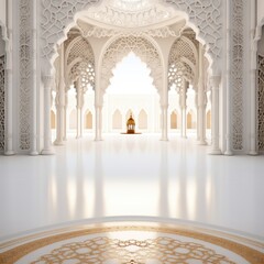 Obraz premium Muslim temple architecture