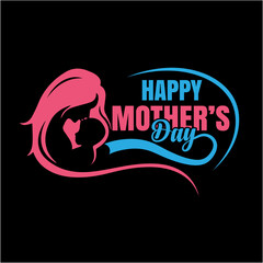 Happy mother day t-shirt design, mother day, I have the best mom in the world t-shirt design