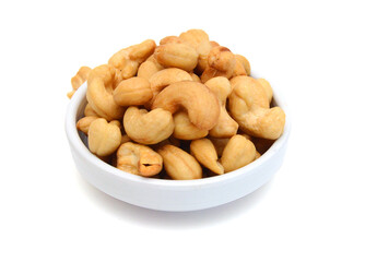 Mixed Nuts on white background
