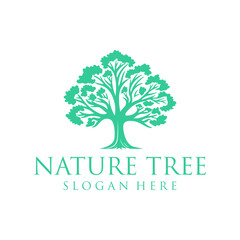 The tree, foundation and non profit logo vector illustration
