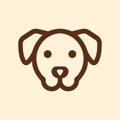 a drawing of a dog with on brown paper 