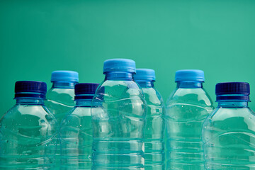 Composition of reusable plastic bottles