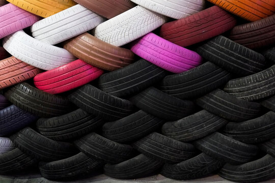 Lisbon, Portugal Europe Recycled tires