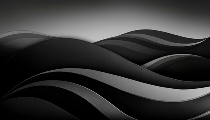Fototapeta premium black and white background wave, design, illustration, light, wallpaper, curve, black