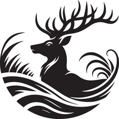 black and white flower