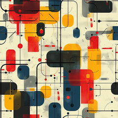 Abstract geometric shapes for architectural visuals pattern