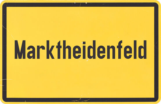 Ortsschild Marktheidenfeld