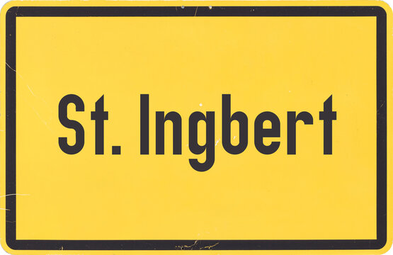 Ortsschild St. Ingbert