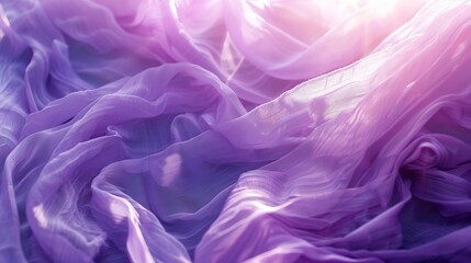 Obraz premium Purple colour textile background. background of textiles through which sunlight shines through. textiles develop in the wind. copy space. fabric background.