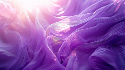 Purple colour textile background. background of textiles through which sunlight shines through....