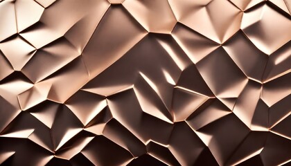 Geometric triangular shapes shutter pattern pink gold shiny polished slab texture template