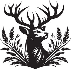 deer in a background