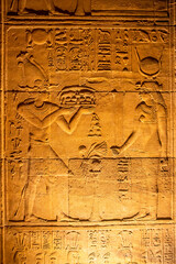 Philae temple in aswan on the Nile in Egypt