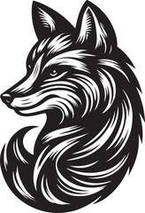 Obraz premium fox vector