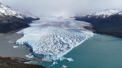 Glaciar Perito Moreno, Santa Cruz. Patagonia Argentina - obrazy, fototapety, plakaty