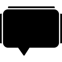 Naklejka premium Chat Bubble Icon