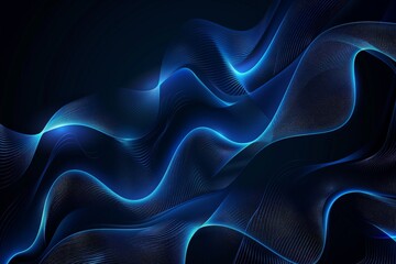 Obraz premium Wavy Grunge Wall Texture. Abstract Dark Gray Close-Up. Beautiful simple AI generated image in 4K, unique.