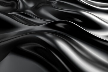 Fototapeta premium Wavy Grunge Wall Texture. Abstract Dark Gray Close-Up. Beautiful simple AI generated image in 4K, unique.