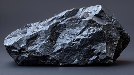   A rock with a protruding, substance-covered top, suggesting it's a combination of two separate rocks - obrazy, fototapety, plakaty