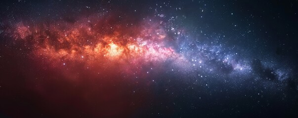 Naklejka premium milky way in space.