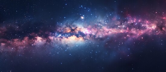 Naklejka premium milky way in space.