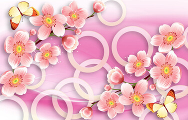 spring flowers background